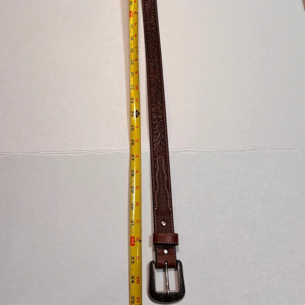 Cody James Vegan Leather Western Belt - Picture 5 of 5